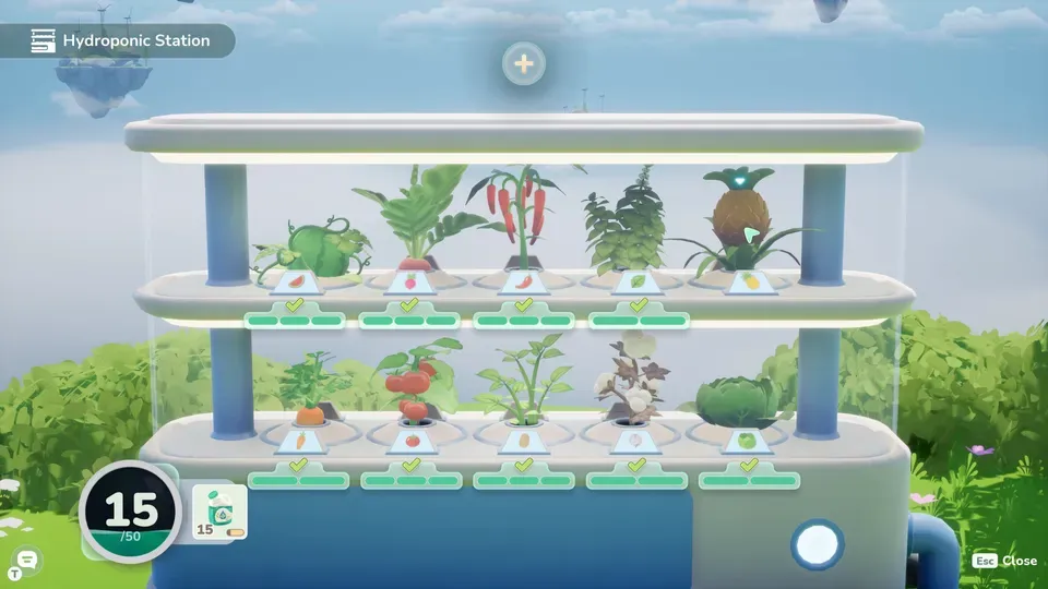 Official illustration of sustainable growing in Loftia